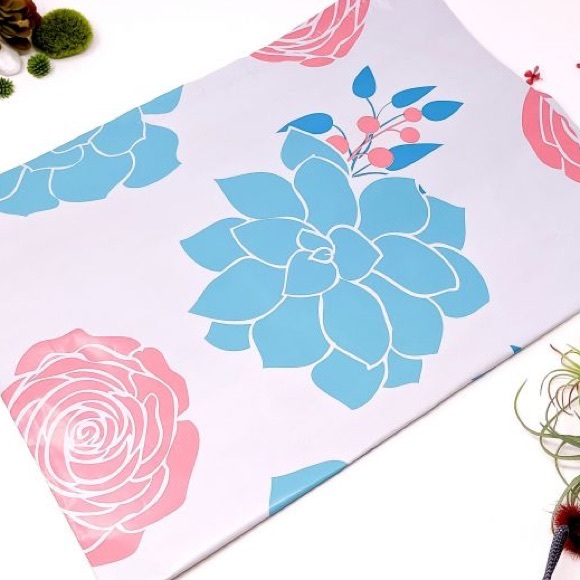 Succulents Poly Mailers 19 x 24 Pack of 10 - Picture 4 of 6